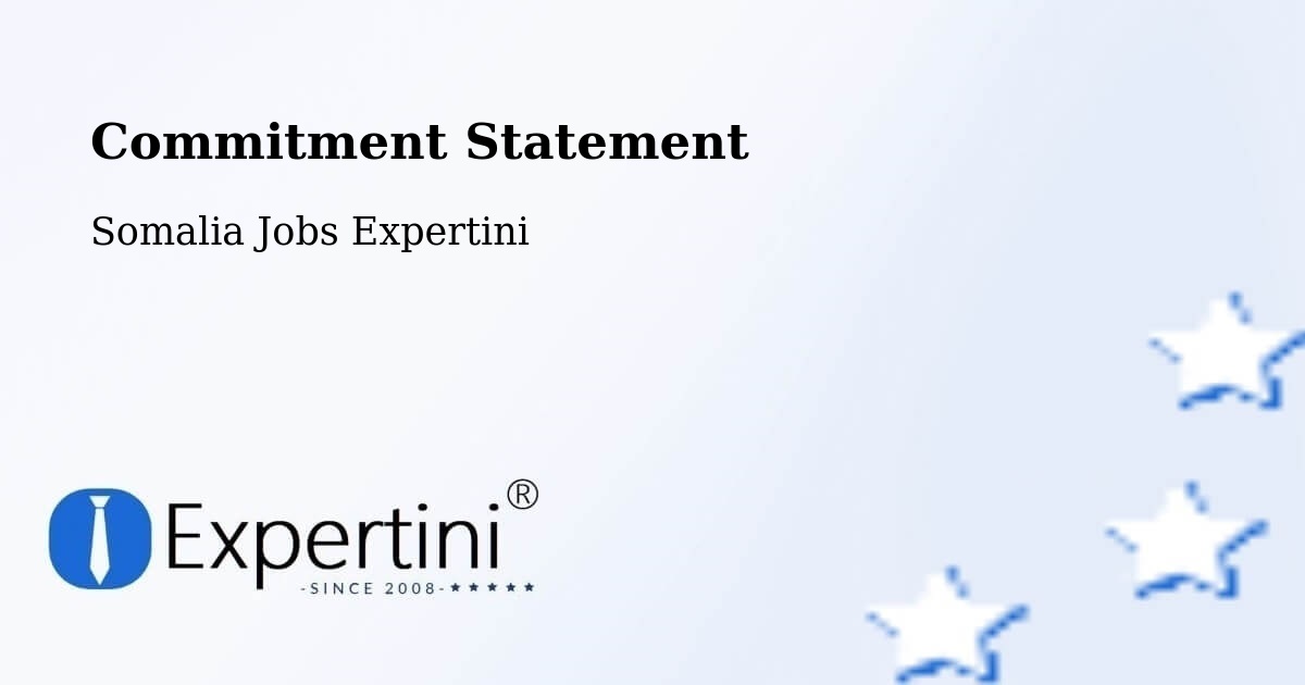 Corporate Commitment – Marka - Somalia Jobs Expertini